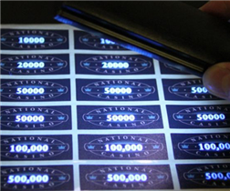 【华鑫防伪】荧光防伪标签